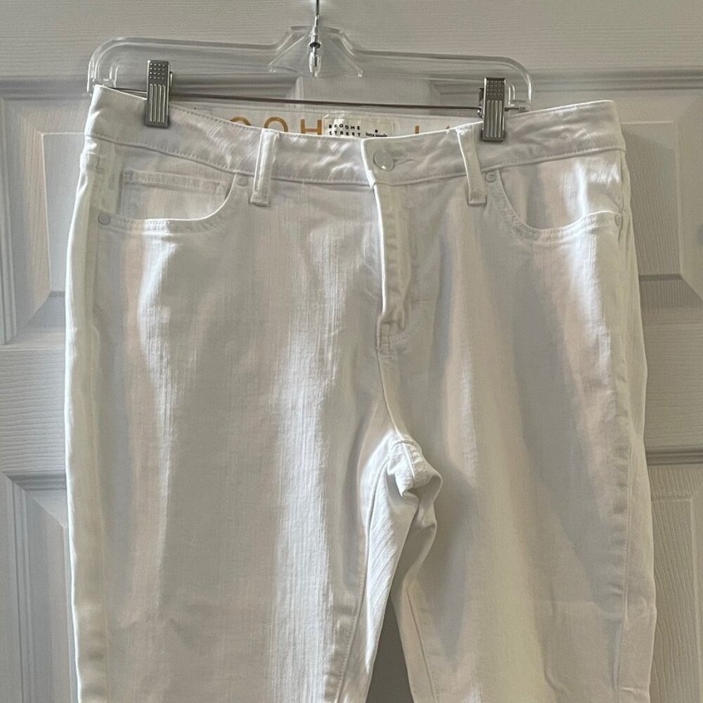 Kate Spade Broome Street White Skinny Crop Jeans - Size 30